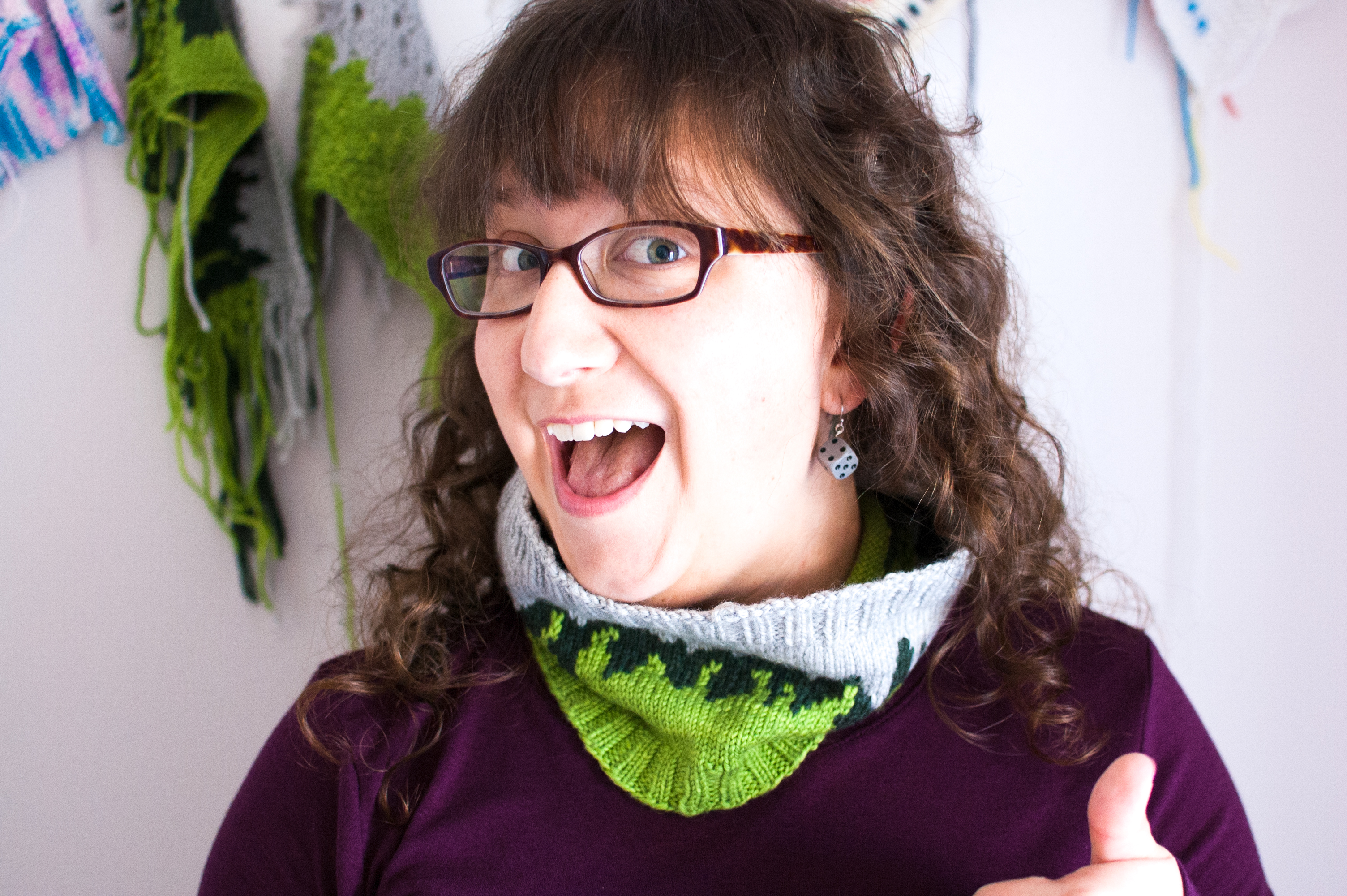A D&D Inspired color work knitting pattern