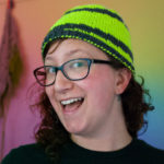 Witch Bolt - a double knit, reversible hat pattern