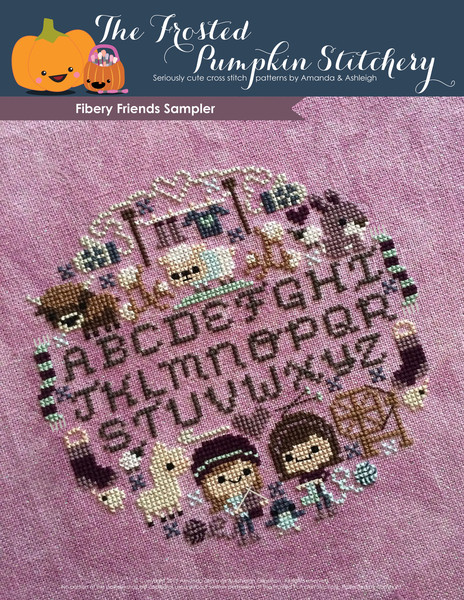 Fibery Friends Cross stitch